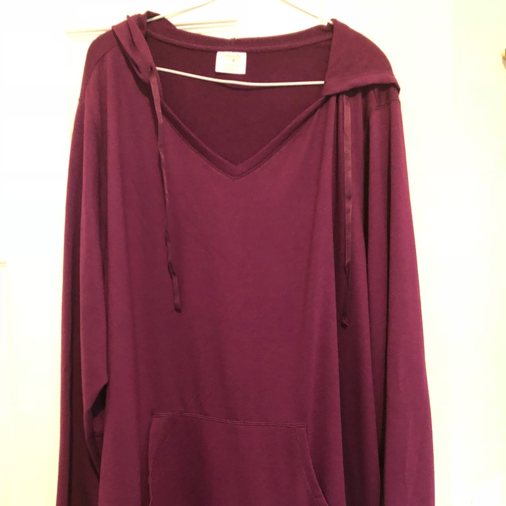 Danskin Plus Size Sweatshirt With Hood